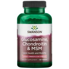Glucosamin, Chondroitin und MSM, 750 mg – 120 Tabletten